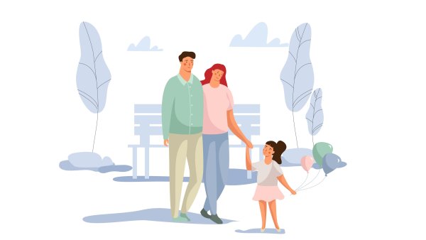 Семья иллюстрация