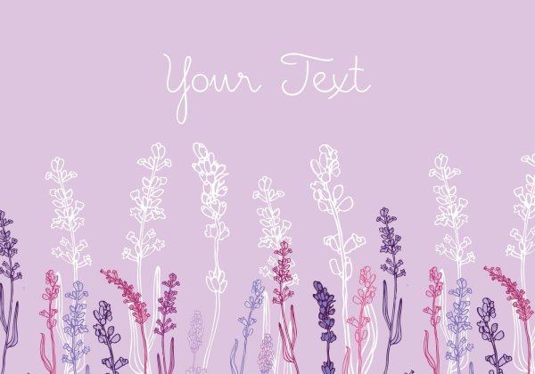 Лаванда паттерн