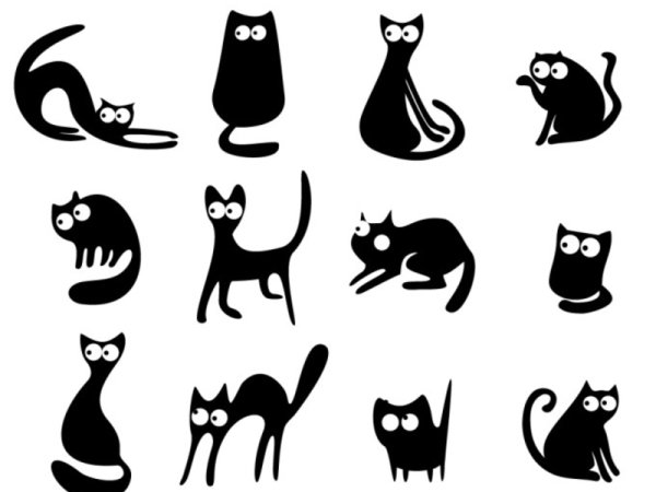 Стилизованная кошка