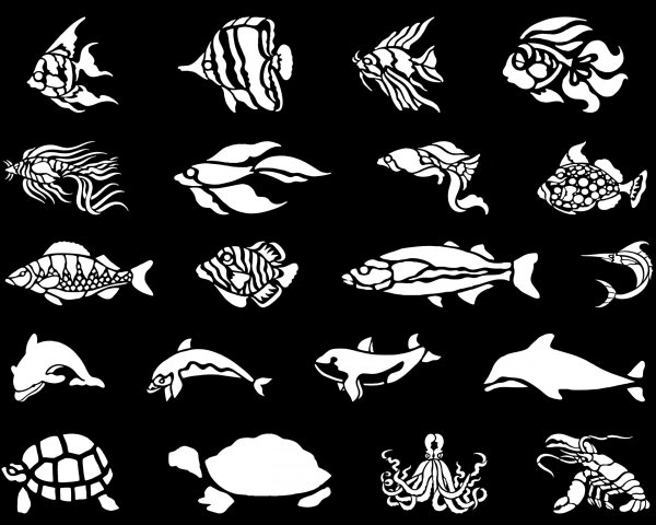 Символическое изображение рыбы