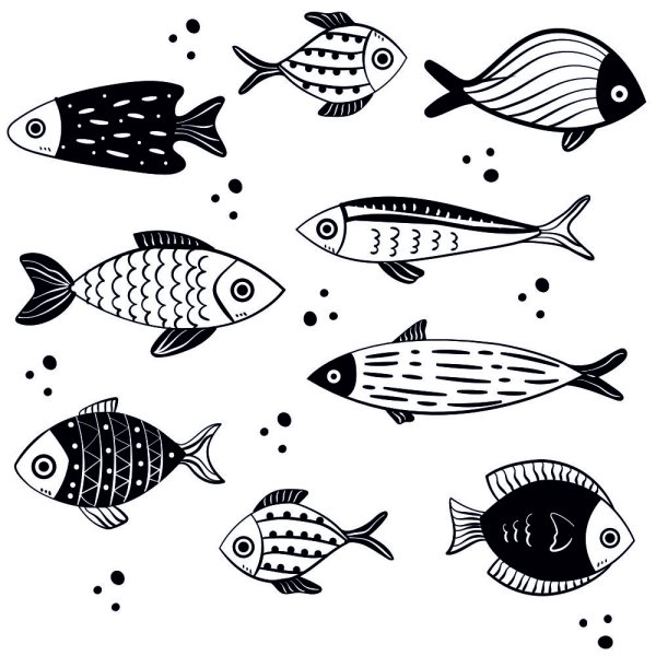 Рыбка Векторная Графика