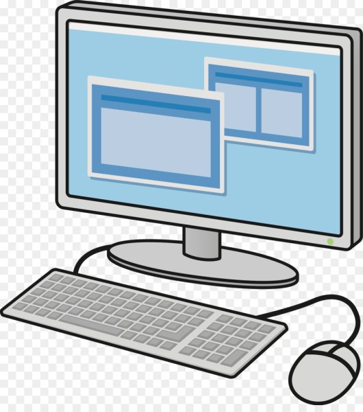 Векторное изображение компьютера