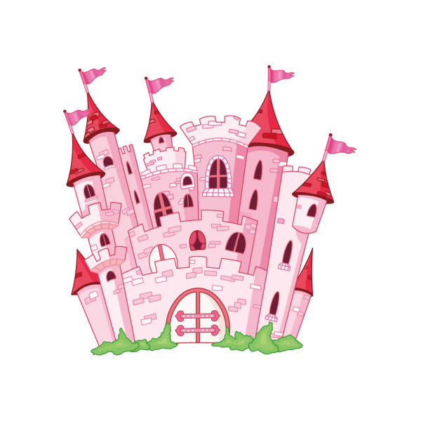 Розовый замок