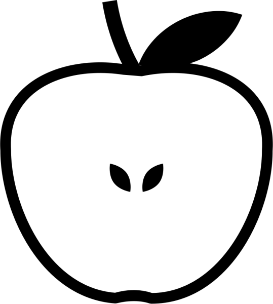 Яблоко вектор
