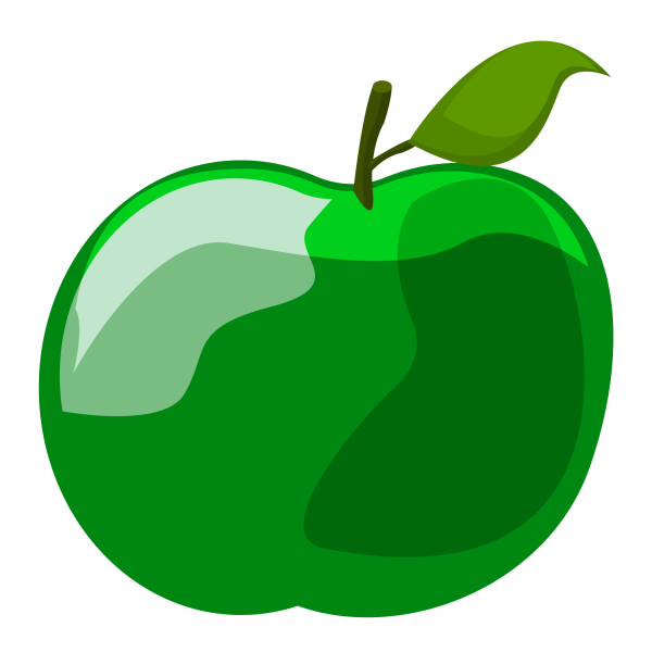 Зеленое яблочко