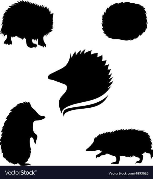 Ежик стилизация