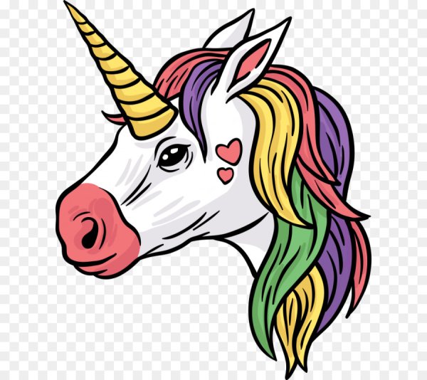 Голова единорога