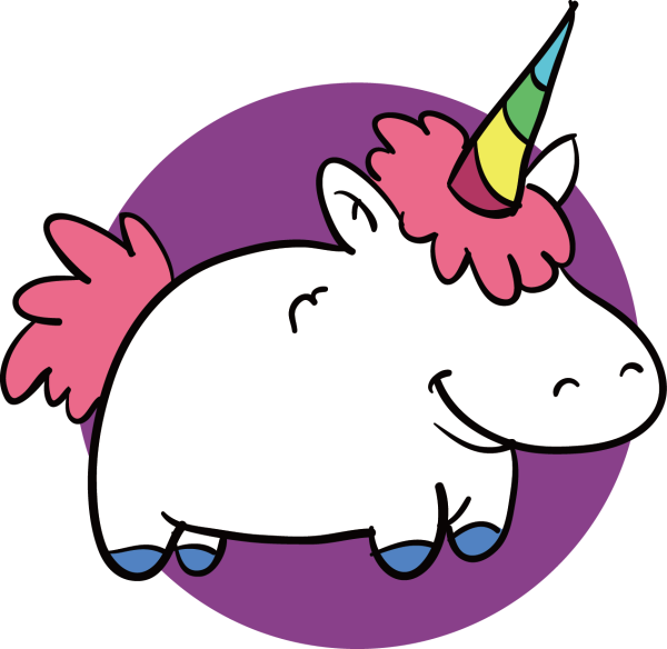 Векторное изображение единорога