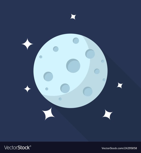 Луна Векторная Графика