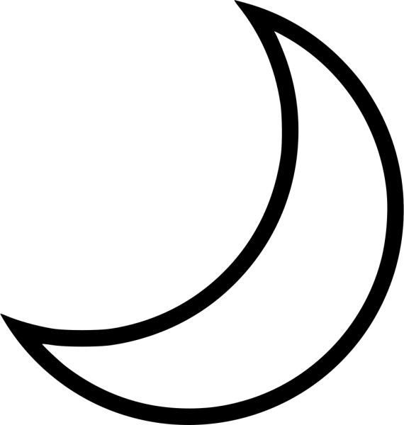 Векторный полумесяц