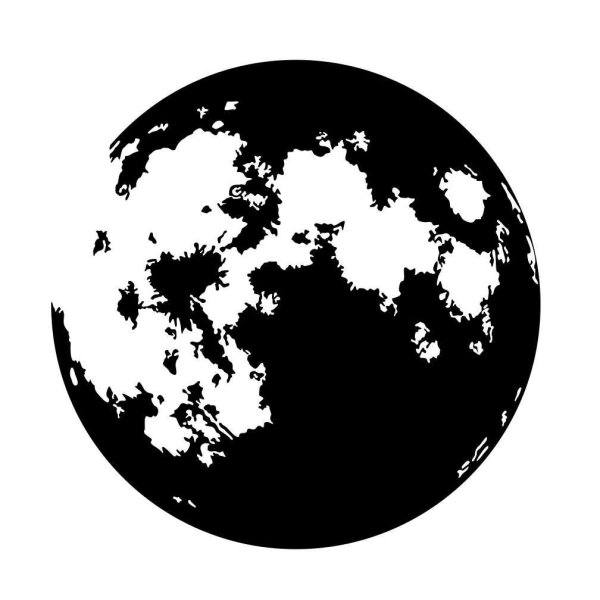 Полная Луна вектор