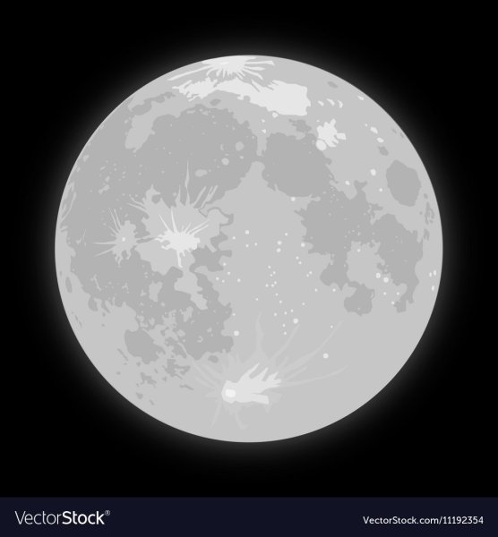 Луна Векторная Графика