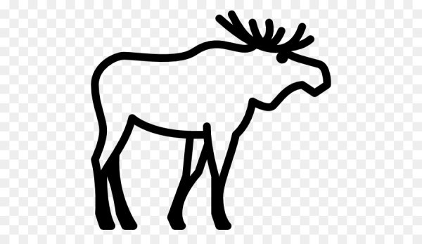 Лось мультяшный