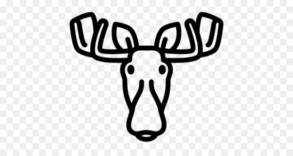 Голова оленя иконка