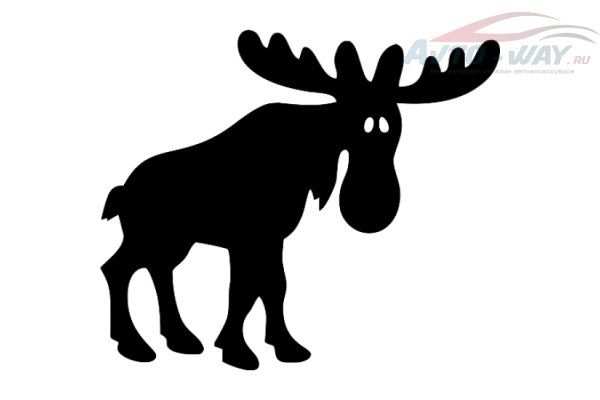 Лось силуэт