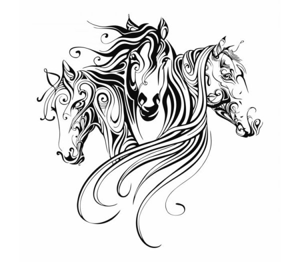 Стилизованный конь