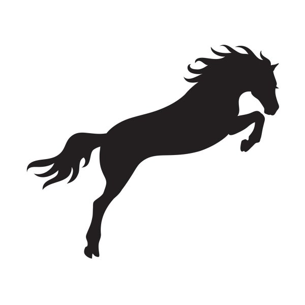 Трафарет лошади