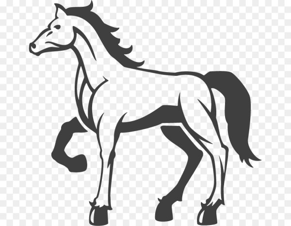 Векторная лошадь