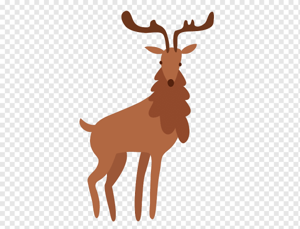 Олень вектор