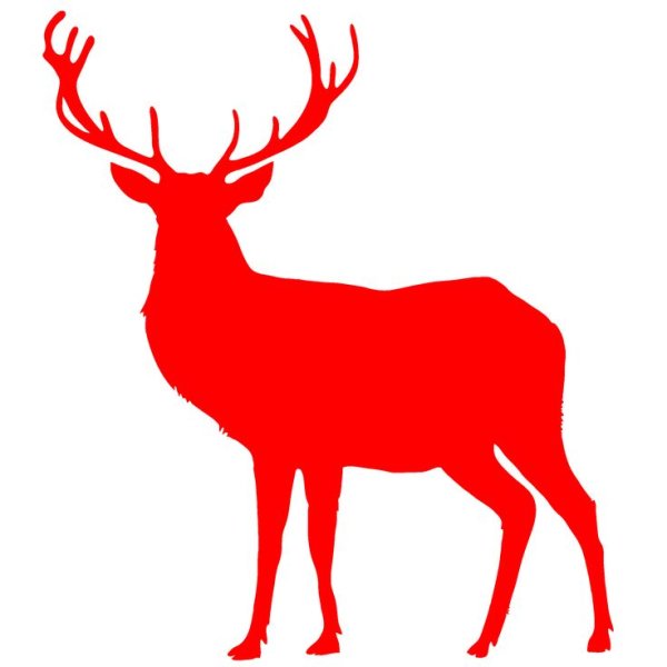 Очертание оленя