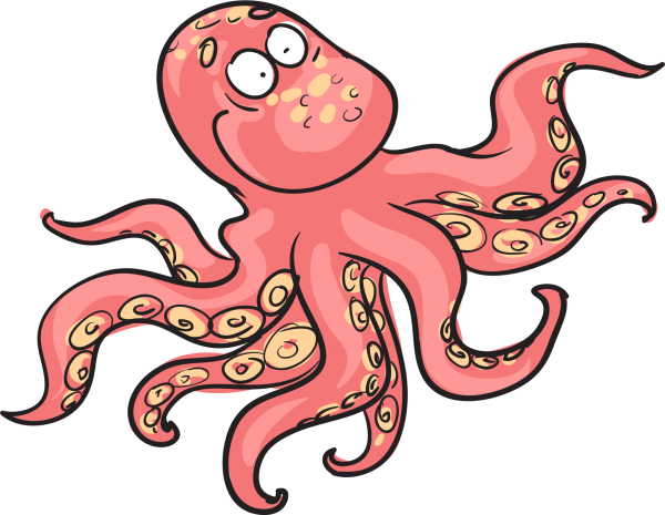 Осьминог вектор
