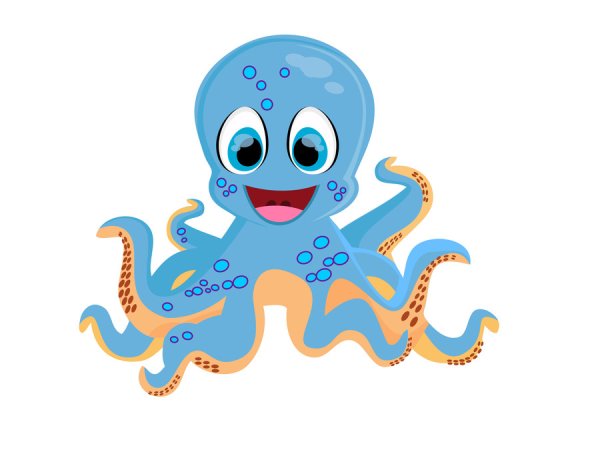 Осьминог для детей