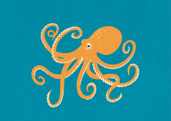 Стилизованный осьминог