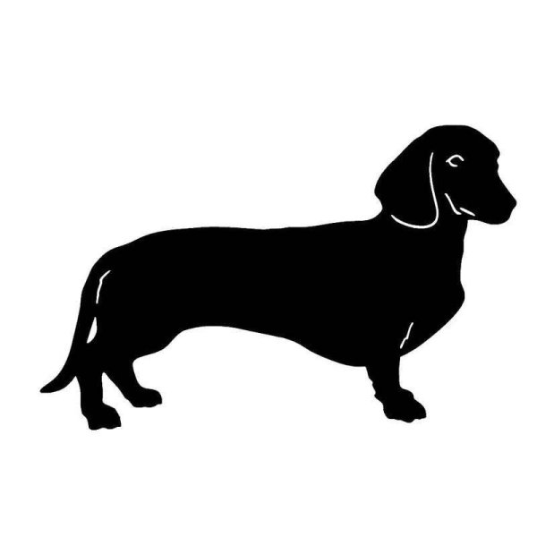 Такса силуэт