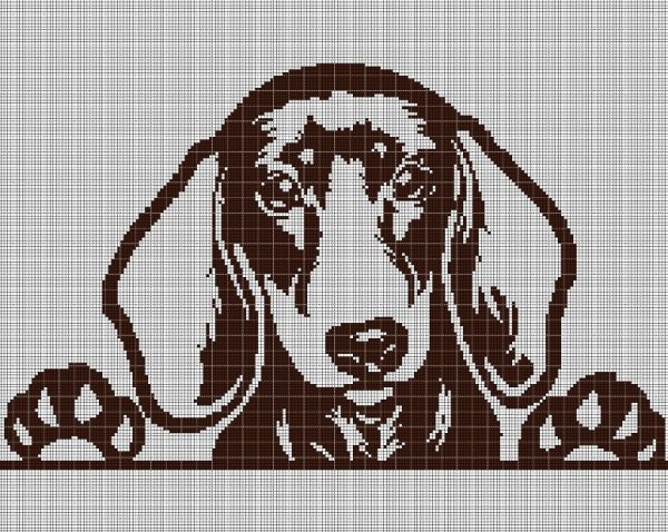 Такса трафарет