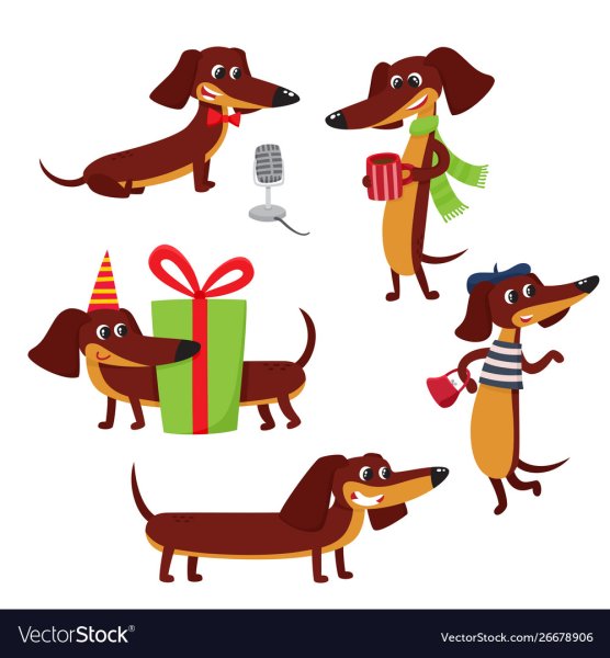 Такса силуэт