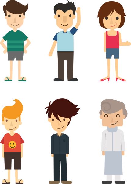 Векторные изображения людей