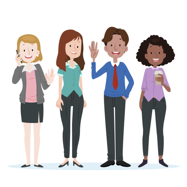 Векторные изображения людей