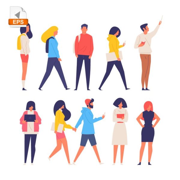 Векторные изображения людей