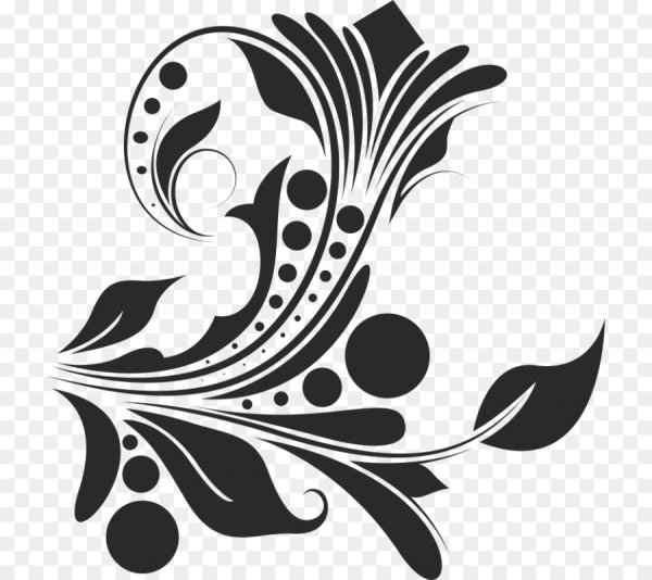 Стилизованный растительный узор