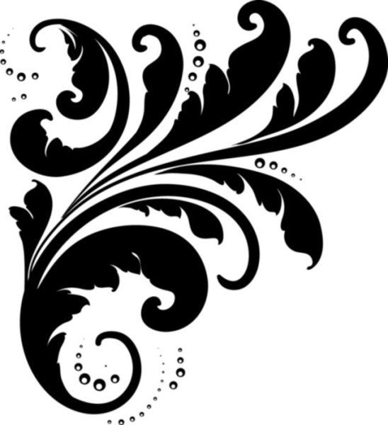 Орнамент завитки