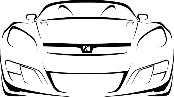 Силуэт автомобиля