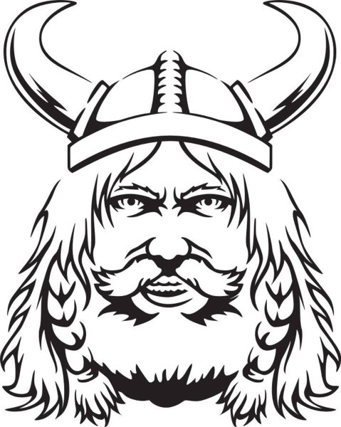 Голова викинга