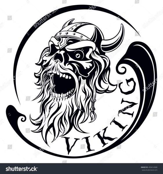 Викинг логотип Графика