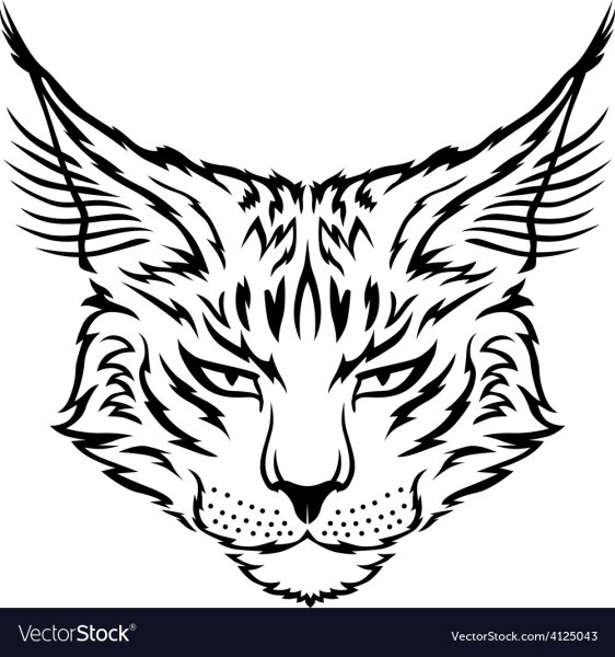 Рысь силуэт