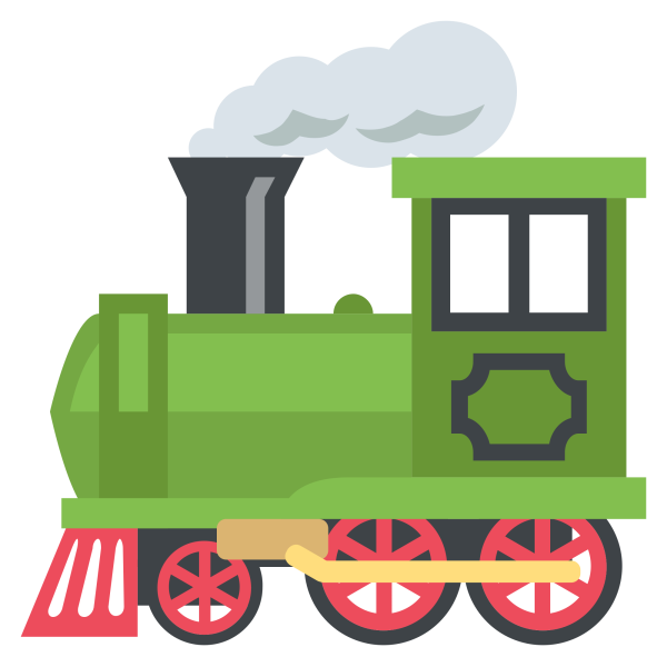 Векторный паровозик