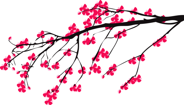 Веточка Сакуры вектор