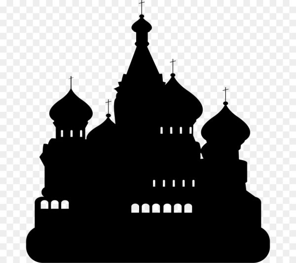 Собор Василия Блаженного силуэт