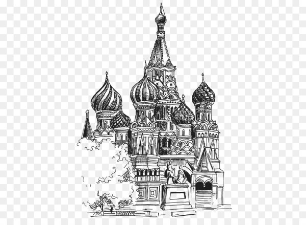 Очертания собора Василия Блаженного