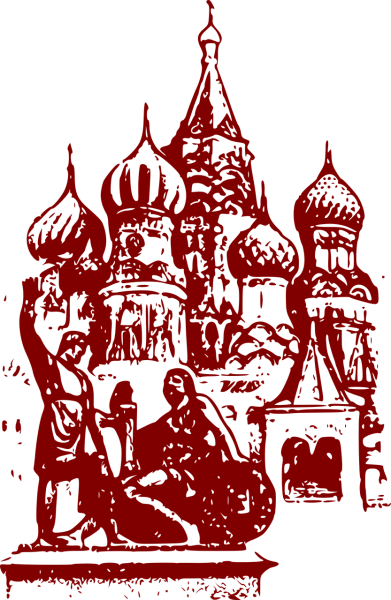 Собор Василия Блаженного Москва силуэт