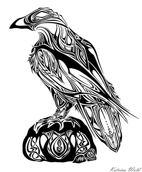 Ворон Тотем Кельтский