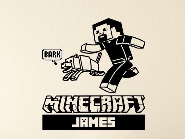 Майнкрафт силуэт