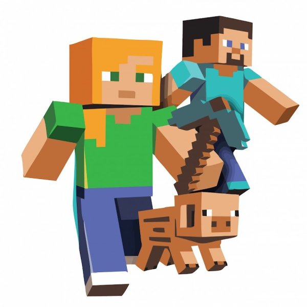 Герои майнкрафт Стив
