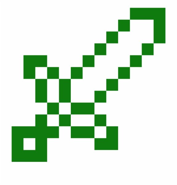 Алмазный Зачарованный меч из МАЙНКРАФТА