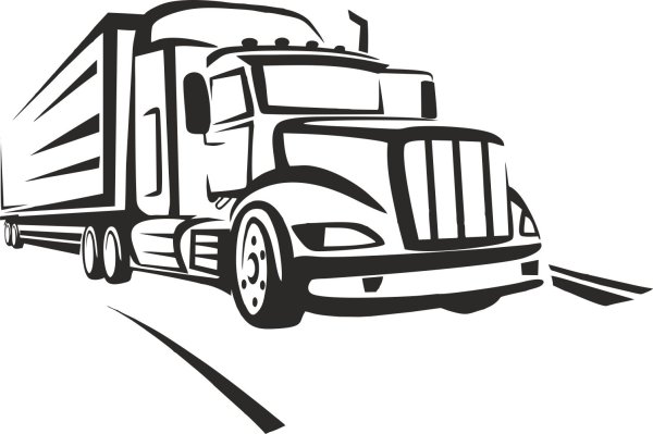 Грузовой автомобиль вектор
