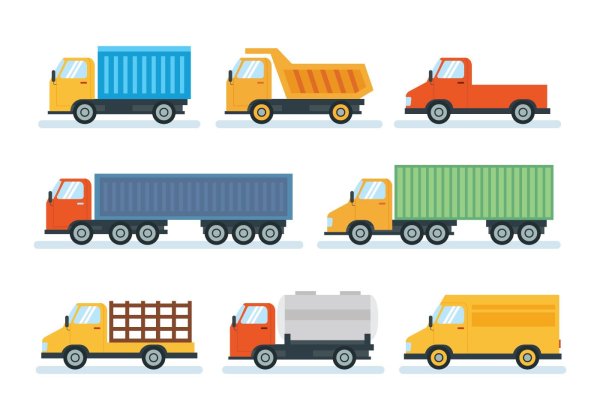 Грузовик Векторная Графика